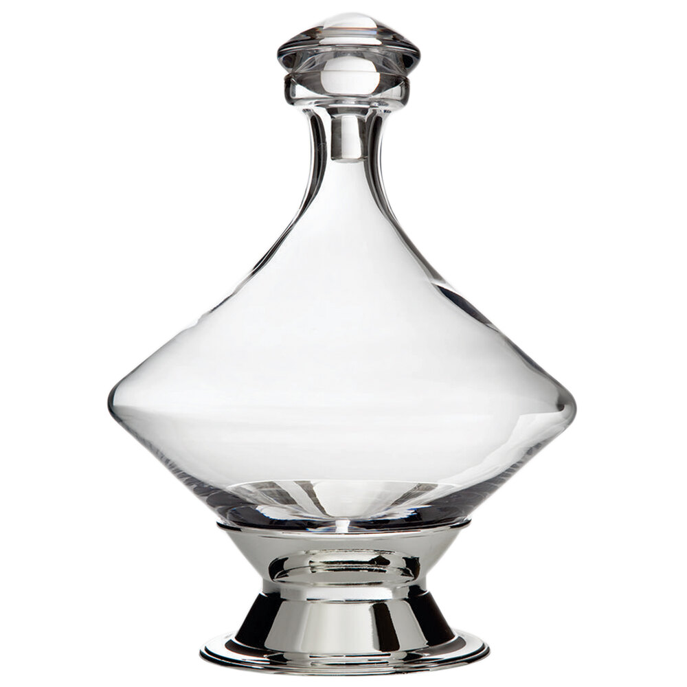Franmara 9110 Orbital 60 oz. Crystal Decanter with Crystal Stopper and