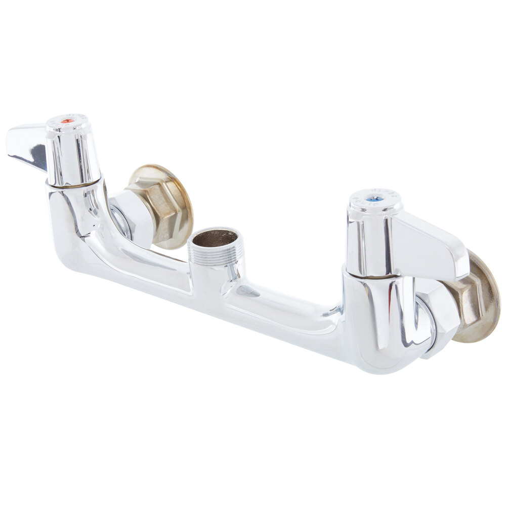 T&S 01421740 Wall Mount Mixing Faucet with 8" Centers, Eterna