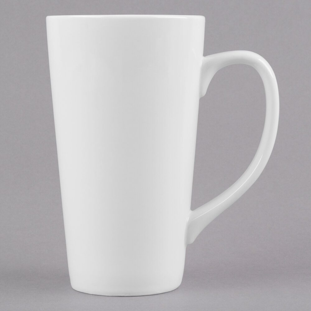 Libbey TBM-11 10 oz Tall Bistro Mug, White, 12/Case