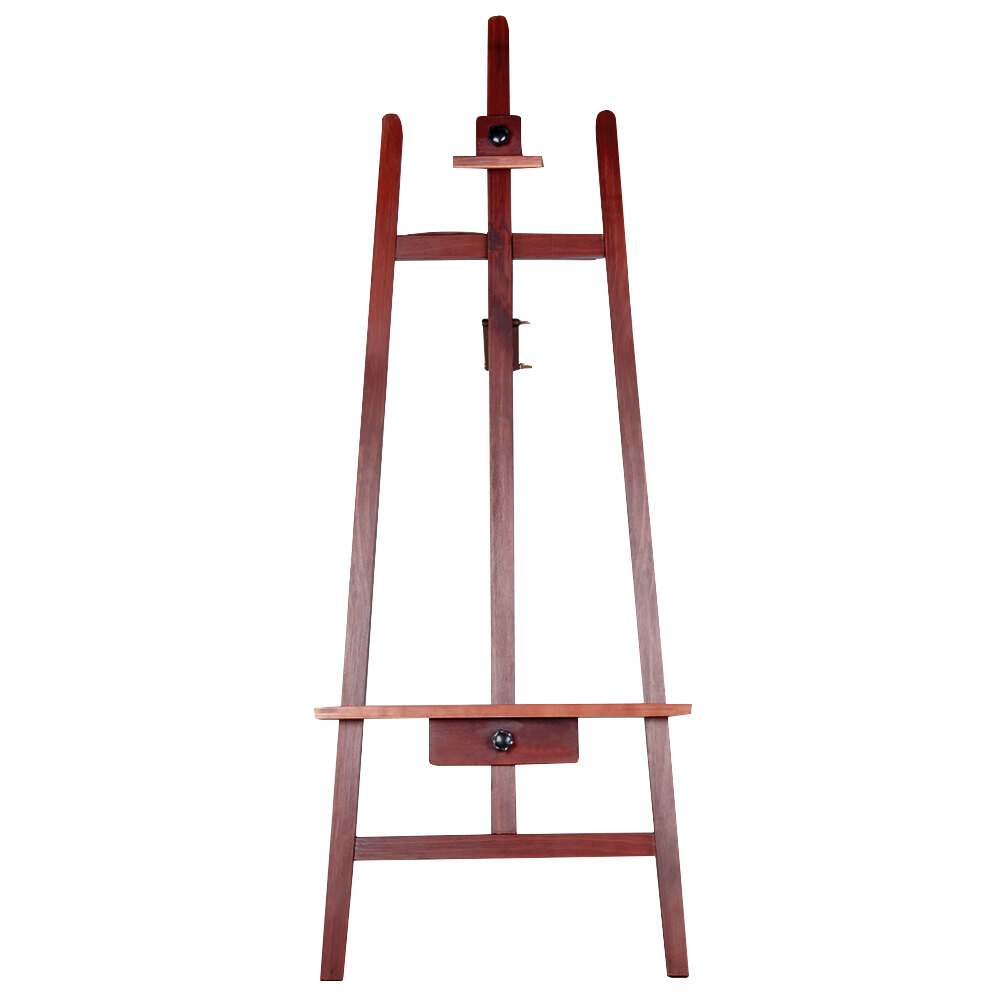 Choice 23" x 62" Adjustable Mahogany Wood Easel
