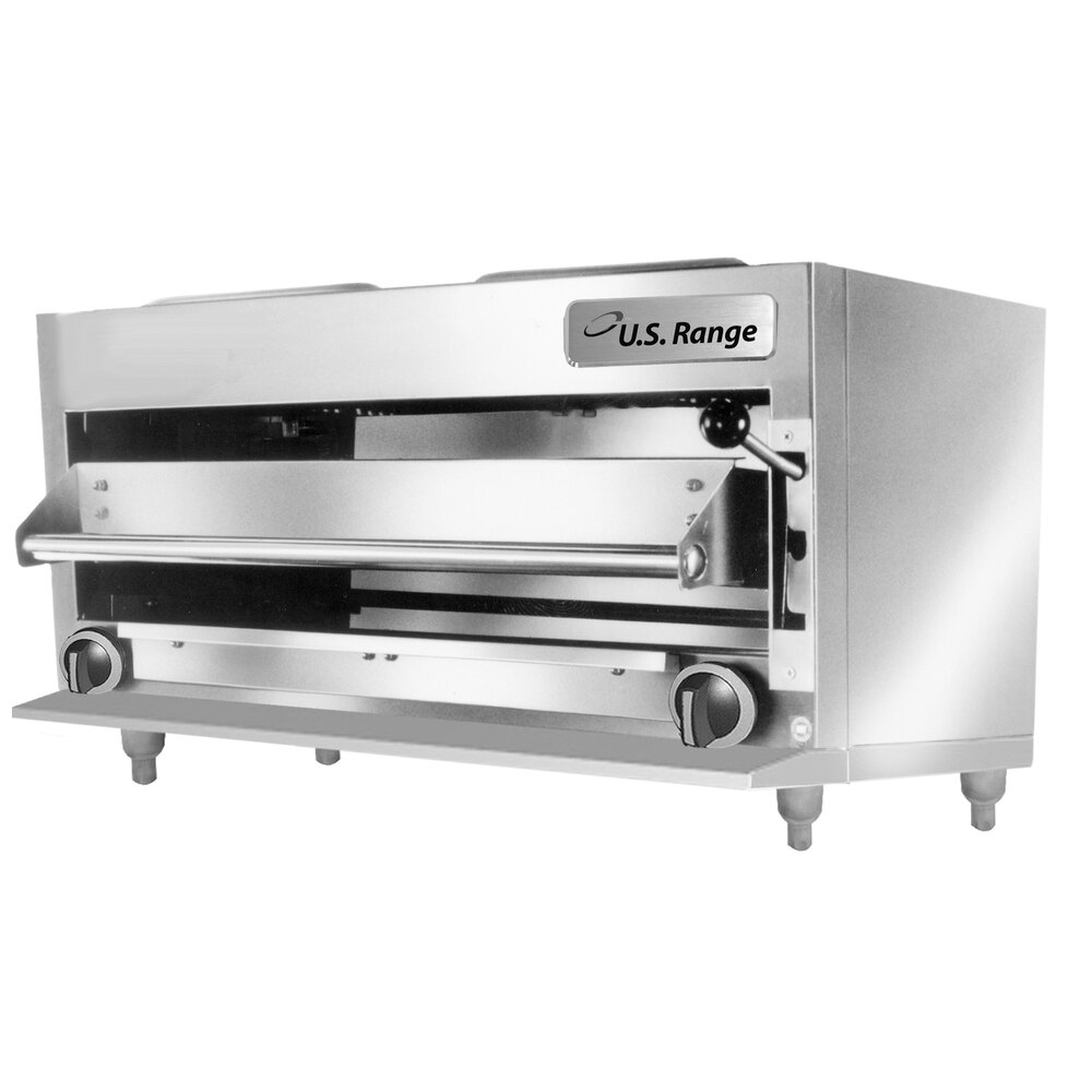 U.S. Range UIR36C Natural Gas 34" Countertop Infrared Salamander