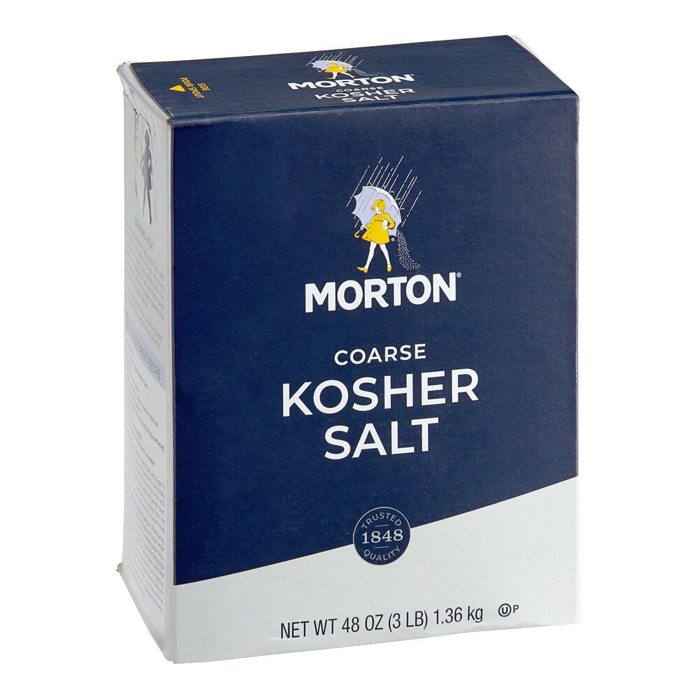 Morton Coarse Kosher Salt 3 lb. Box