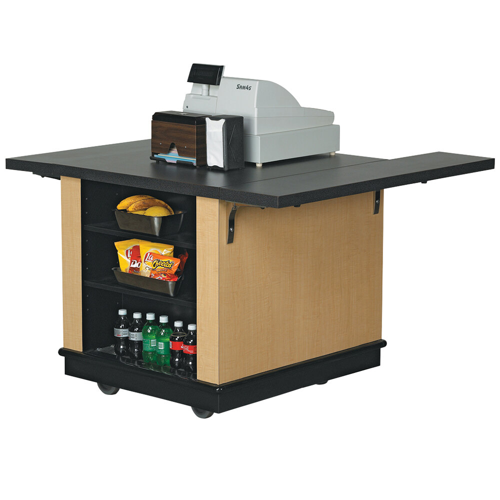 Vollrath 75679W VClass WCM Mobile Cashier / Merchandising Station