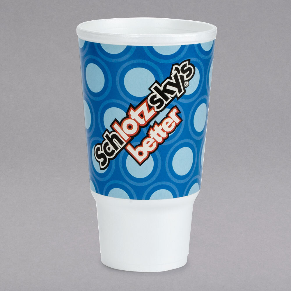 Dart 32AU20 Fusion 32 oz. Foam Hot Cup For Customization Only 400/Case