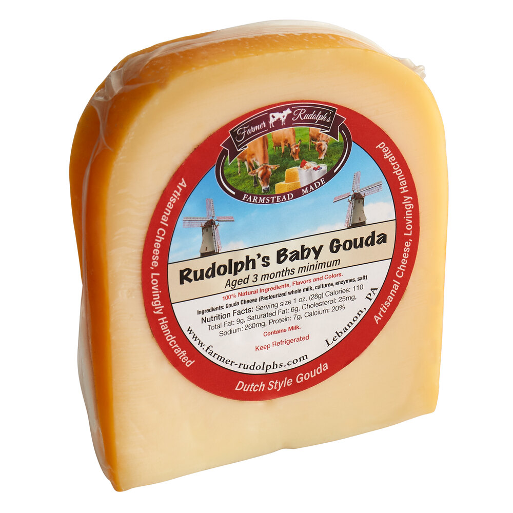 Farmer Rudolph's 8 oz. Baby Gouda Cheese