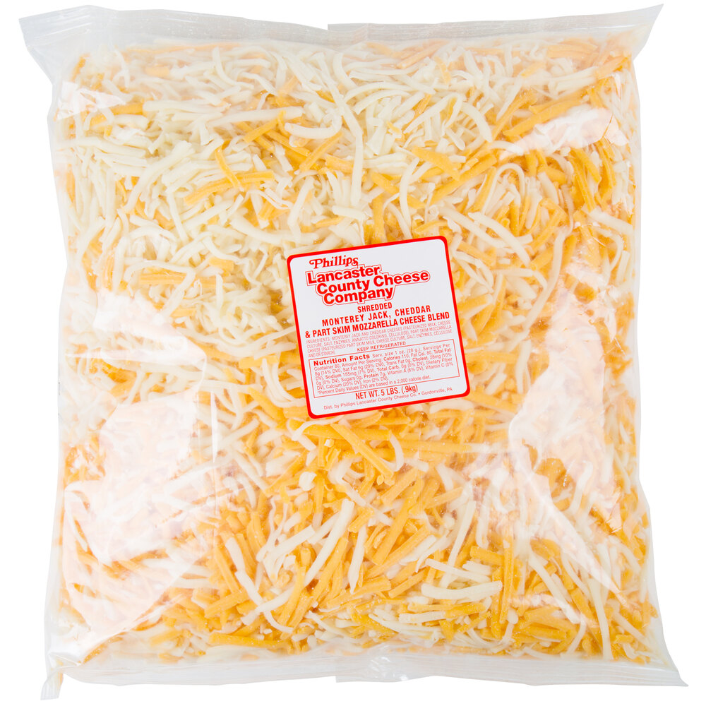 Phillips Lancaster County Cheese Company 5 lb. Shredded Cheese Blend