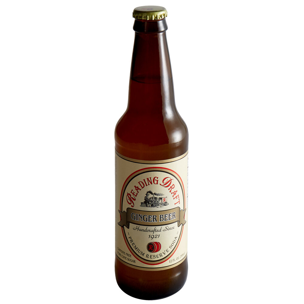 Reading Soda Works Ginger Beer 12 fl. oz. 12/Case