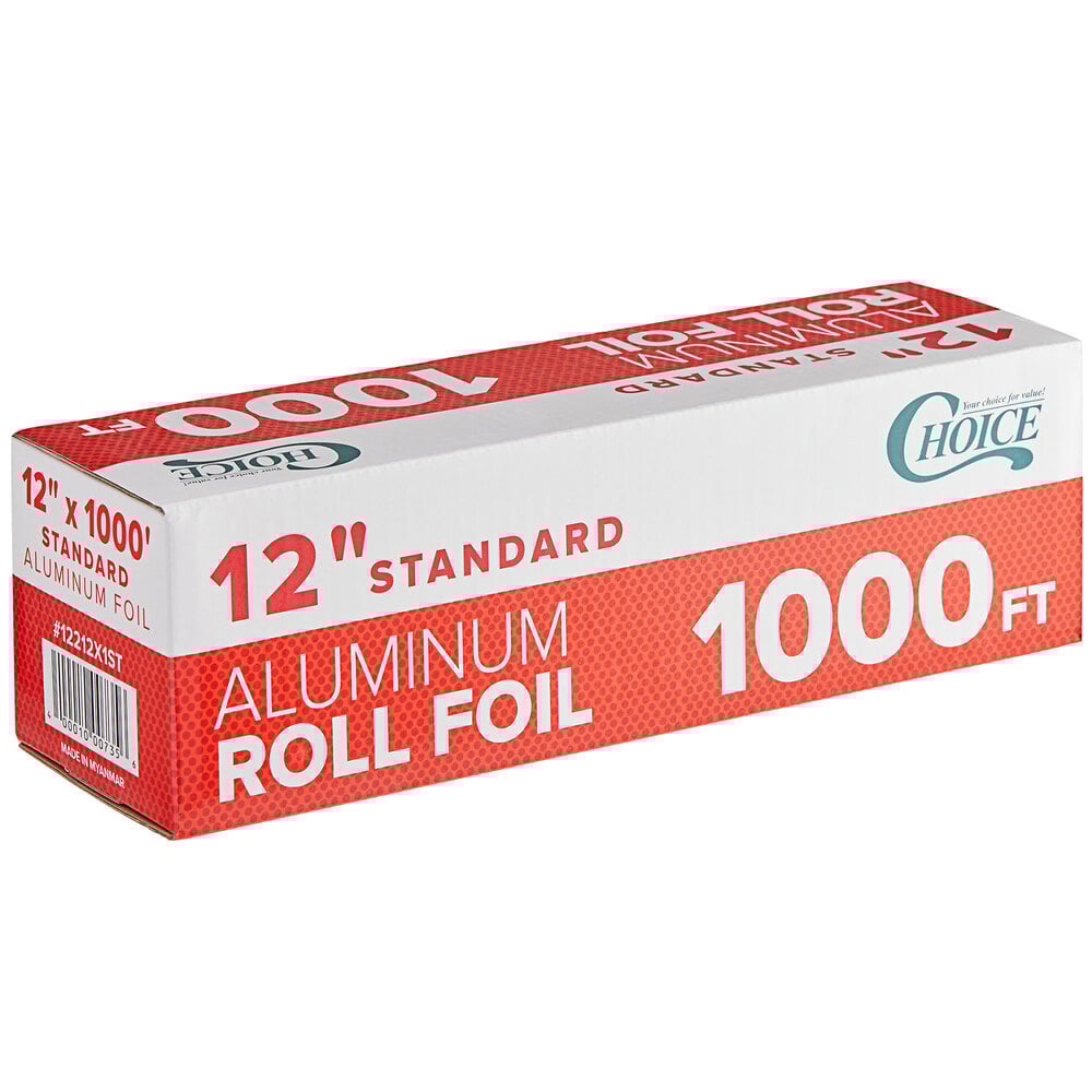 Choice 12" x 1000' Food Service Standard Aluminum Foil Roll