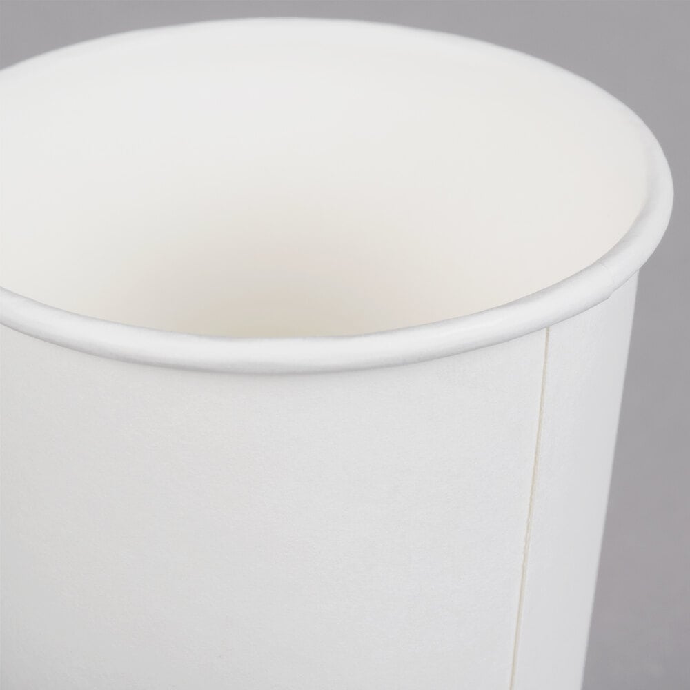 Solo Polycoated Hot Paper Cups 6 Oz White 50 Cups Per Sleeve Case Of 20  Sleeves - Office Depot