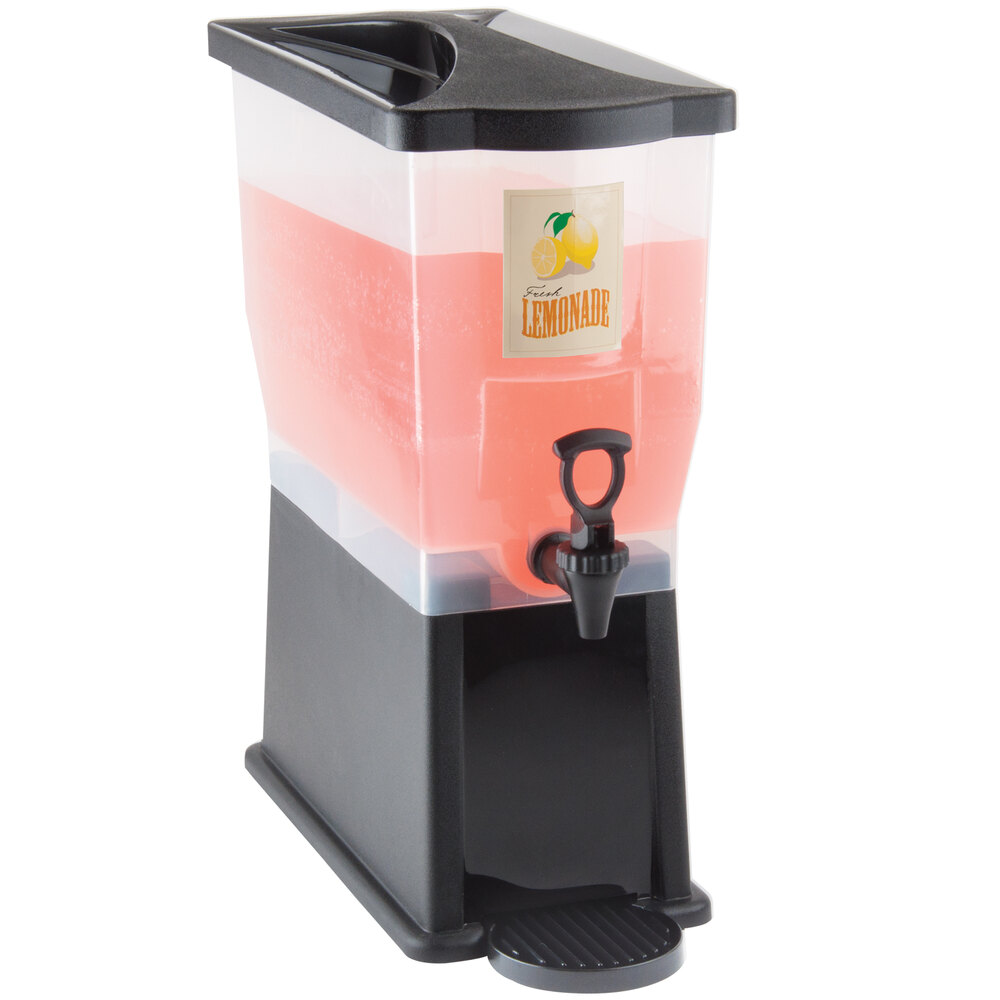 3 Gallon Beverage Dispenser Black Beverage Dispenser