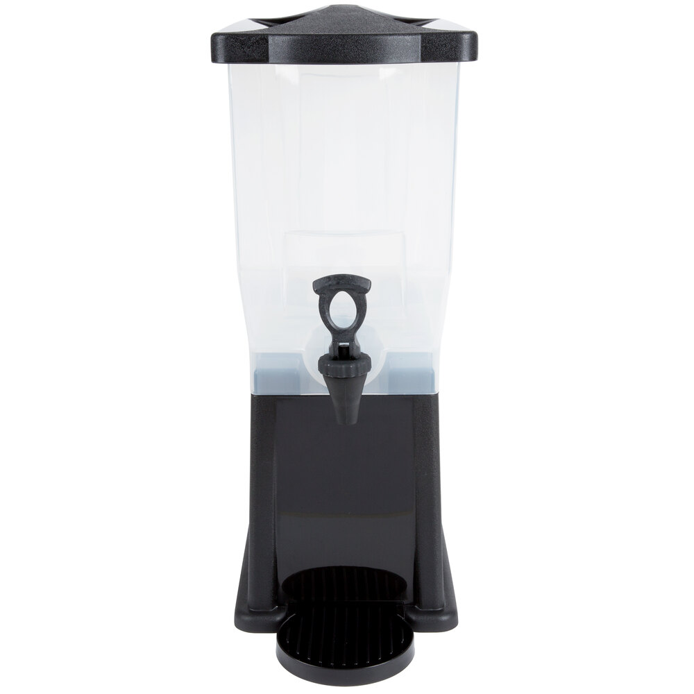 3 Gallon Beverage Dispenser Black Beverage Dispenser