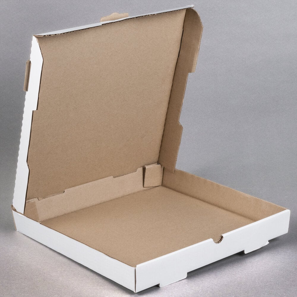 50/Case Durable Bakery Box Details about   16" x 16" x 2" White Corrugated Plain Pizza 