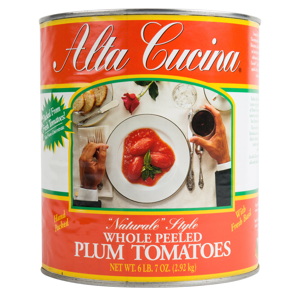 Bulk Stanislaus Alta Cucina Whole Plum Tomatoes 6/Case