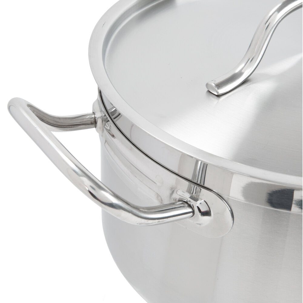 Vigor SS1 Series 7-Piece Induction Ready Stainless Steel Cookware Set with  2 Qt., 3.5 Qt.