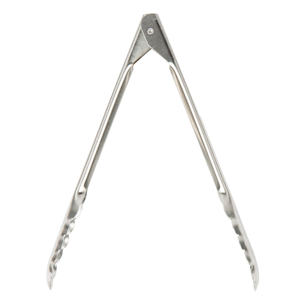 Edlund 4409HDL 44 Series 9 Heavy-Duty Scallop Utility Tongs with Lock