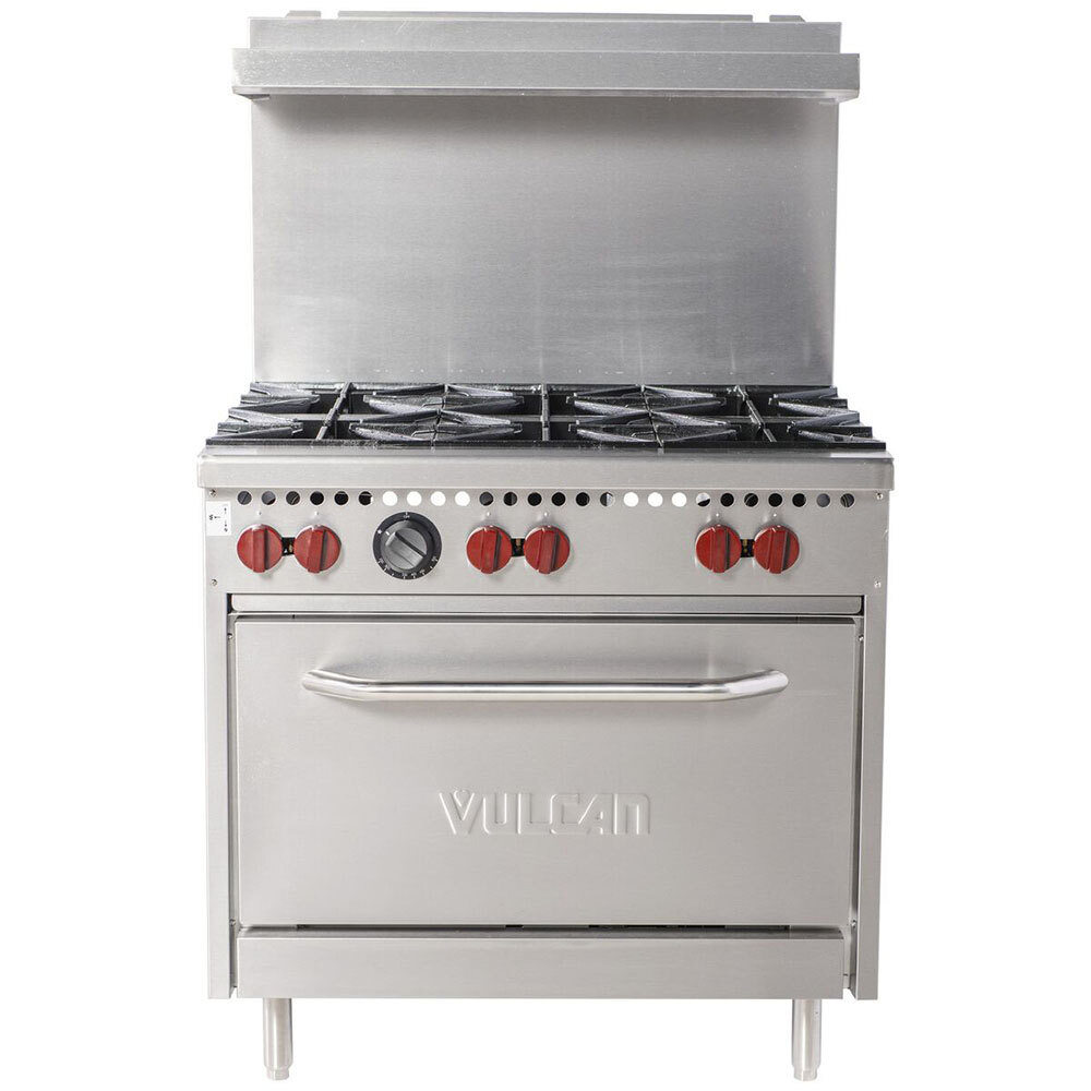Vulcan SX366BP SX Series Liquid Propane 6 Burner 36" Range with