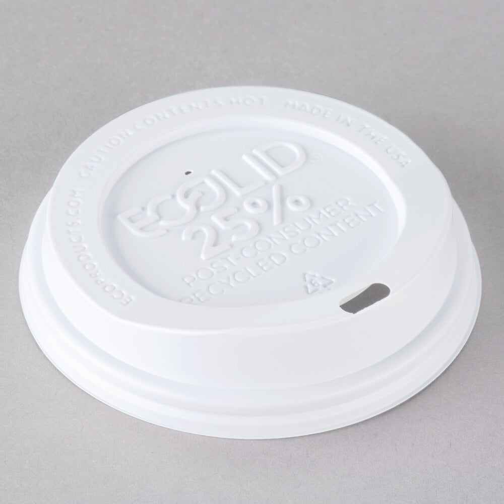 1/100/200/500/1000 Disposable Eco Friendly Lids For 10/12/16/20 oz Hot Cold Cups 