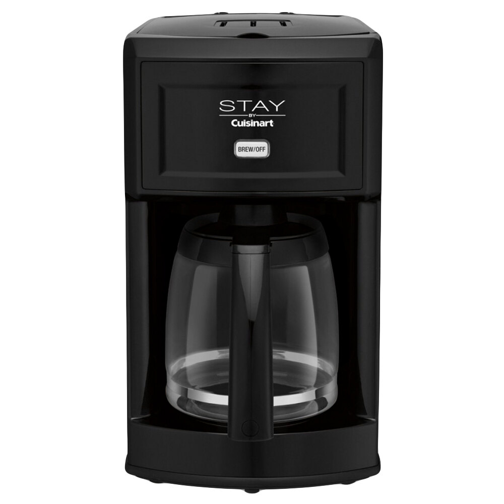STAY by Cuisinart WCM280BK Black 12 Cup Coffee Maker 120V
