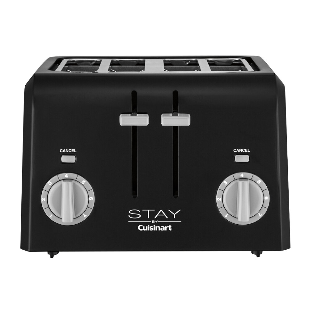 STAY by Cuisinart WPT440BKX 4 Slice Black Toaster