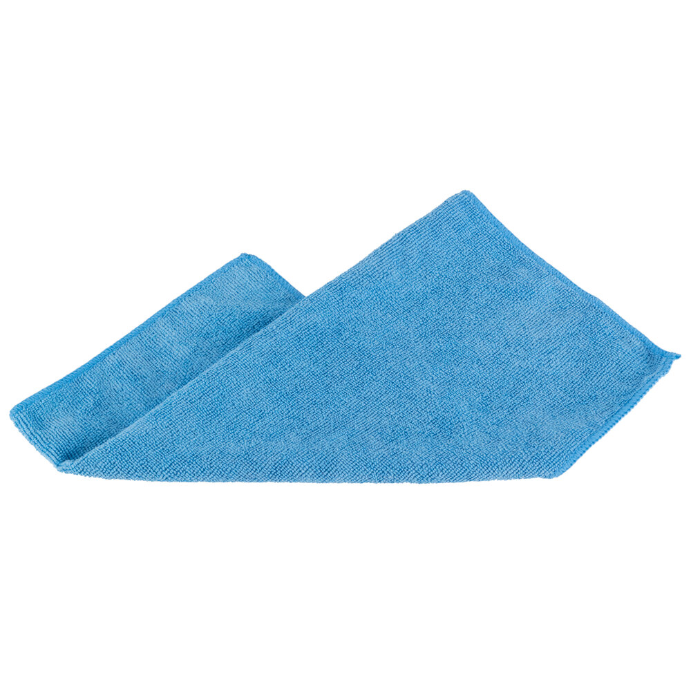 16" x 16" Blue Microfiber Cleaning Cloth