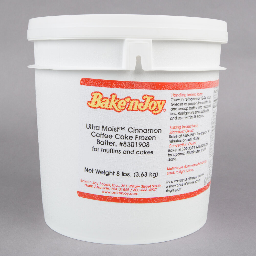 Bake'n Joy Ultra Moist 8 lb. Scoop and Bake Cinnamon Coffee Muffin