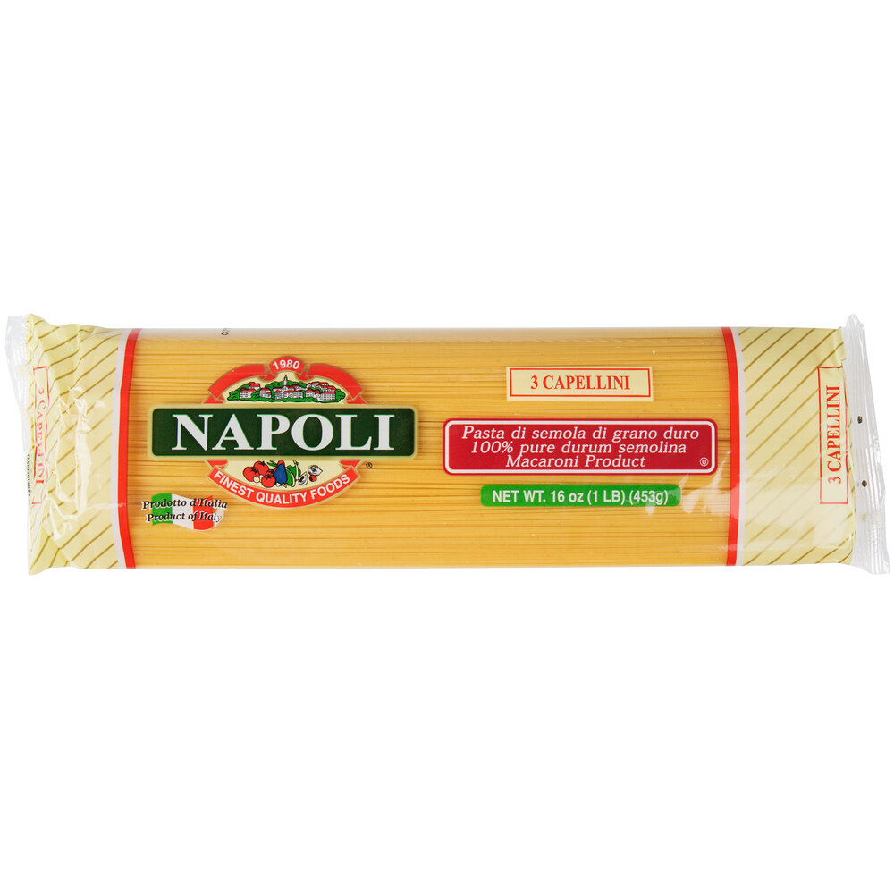 Napoli 1 lb. Capellini Pasta 20/Case