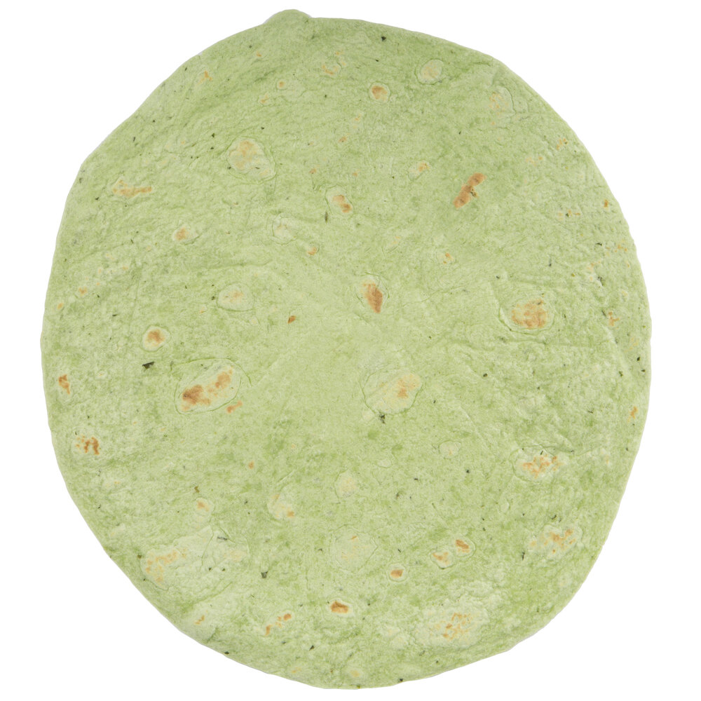 Mission 12" Spinach Herb Tortillas 72/Case
