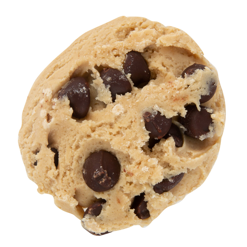David's Cookies 1.33 oz. Preformed Chocolate Chip Cookie Dough 20 lb.