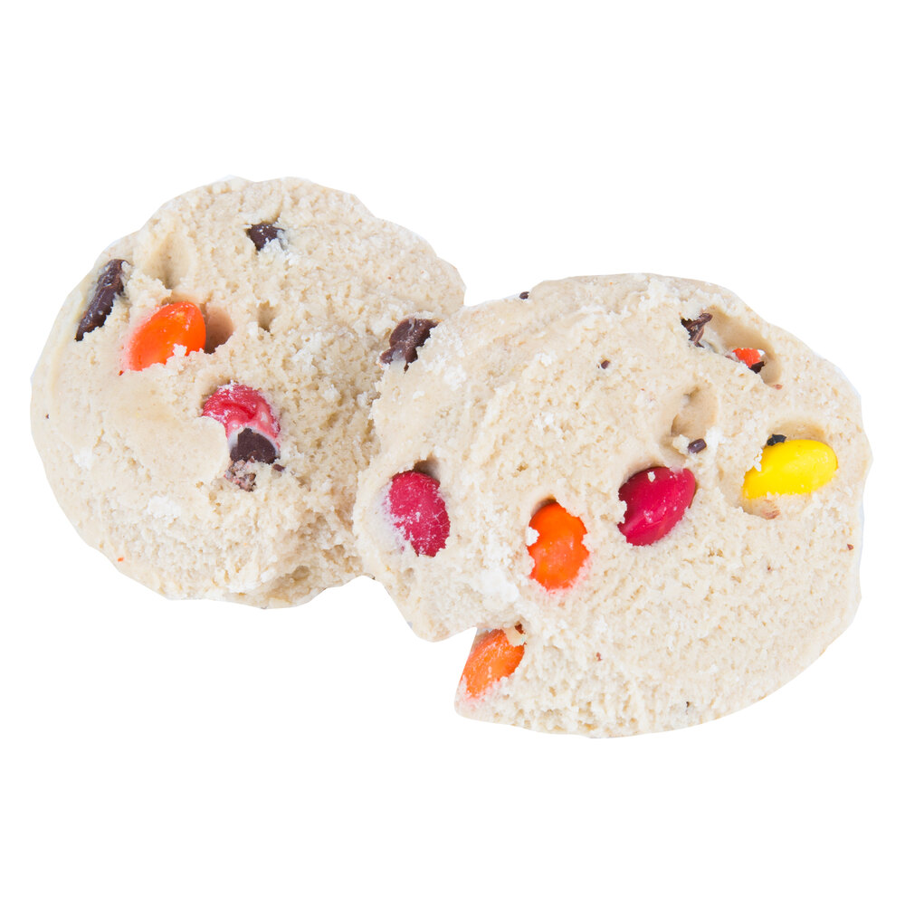 David's Cookies 1.5 oz. Preformed M&M's® Chocolate Chip Cookie Dough 20 lb.