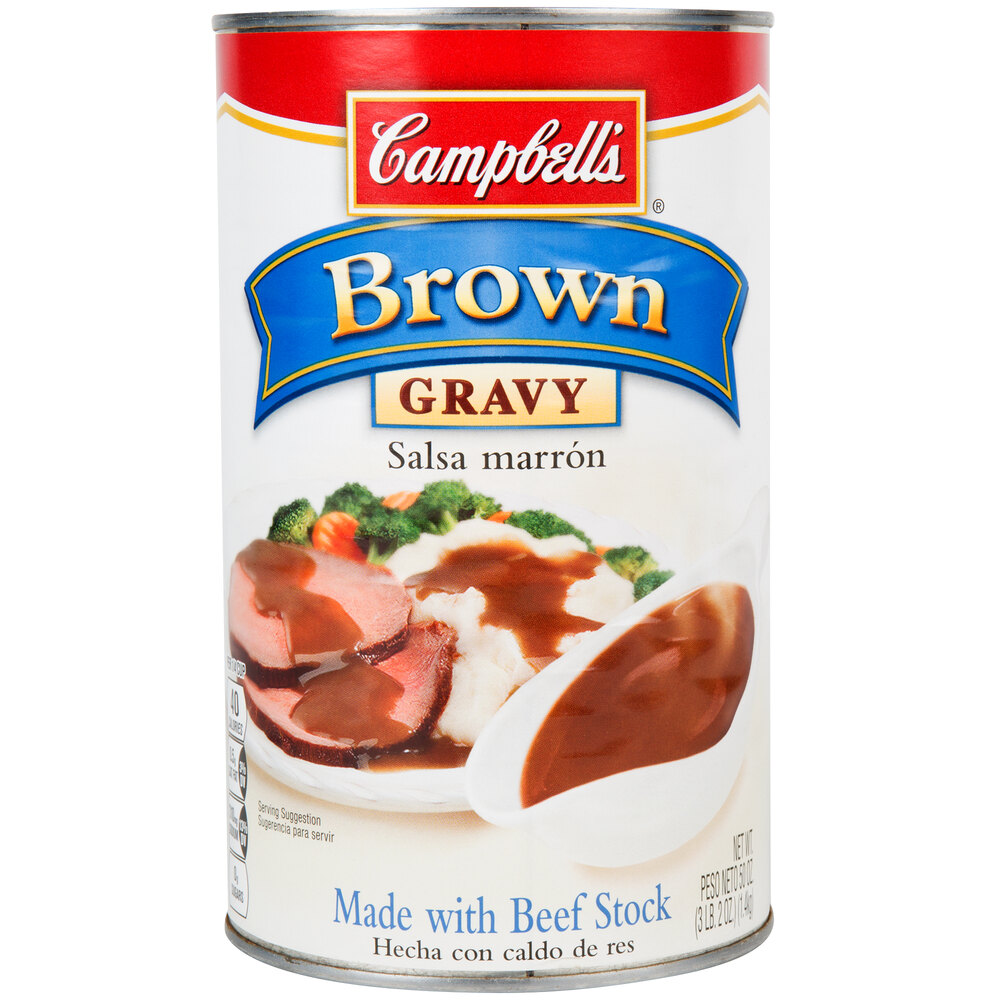 Campbell's 50 oz. Canned Brown Gravy 12/Case