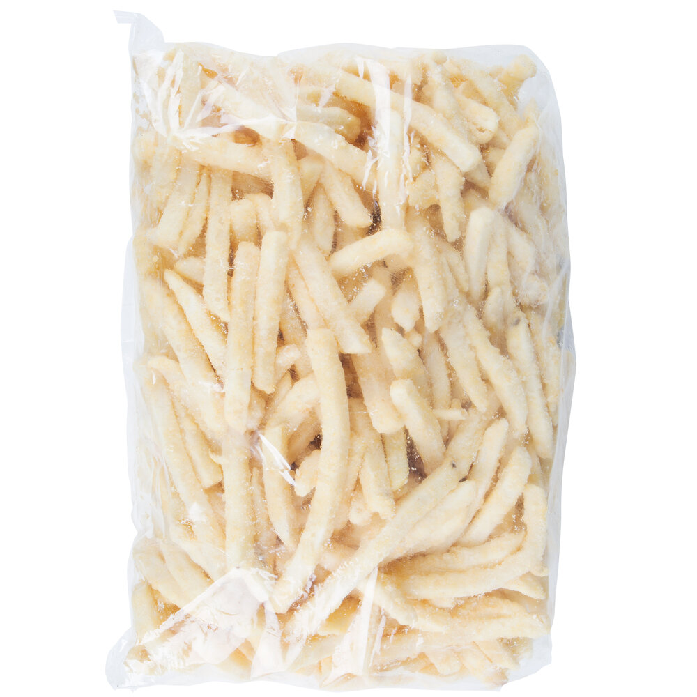 Cavendish Farms 4.5 lb. Clear Coat 3/8 Straight Cut French Fries - 6/Case