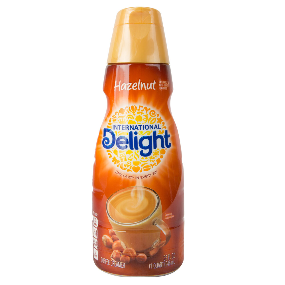 International Delight 32 fl. oz. Hazelnut Coffee Creamer 12/Case
