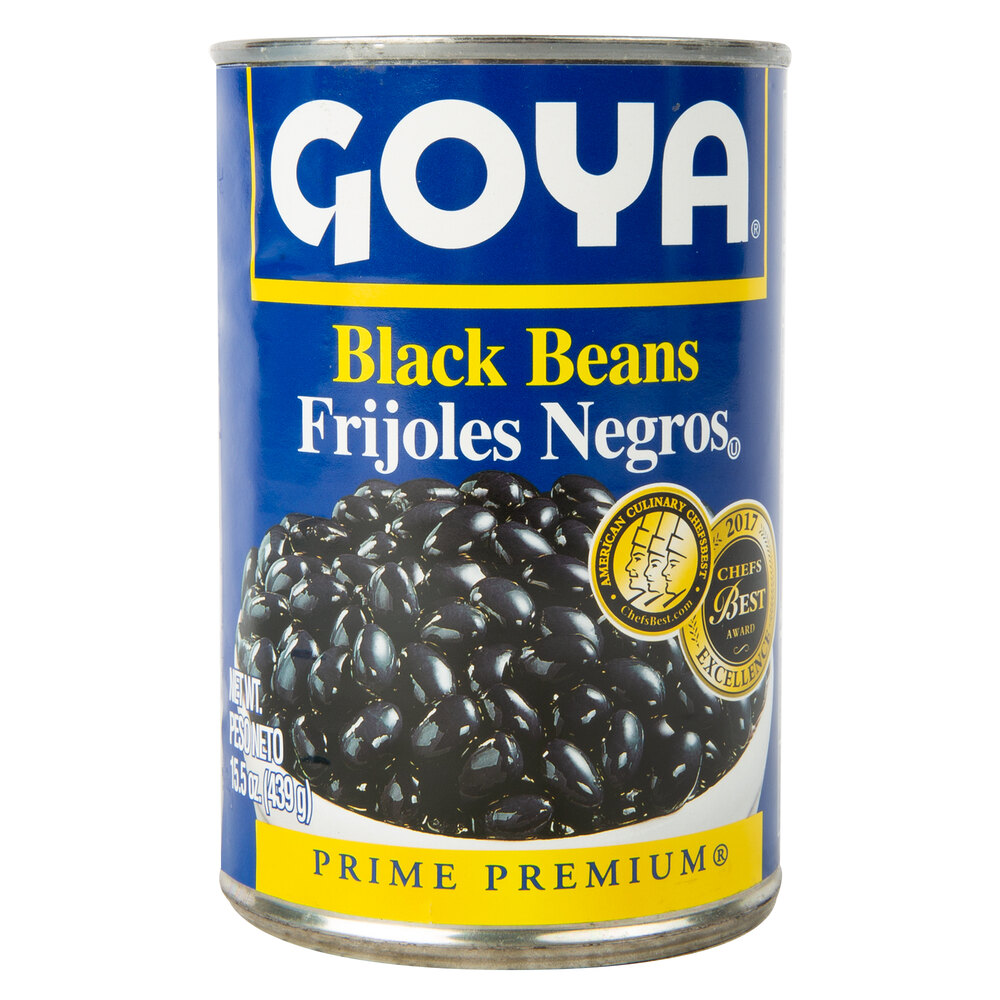 Goya 15.5 oz. Premium Black Beans 24/Case