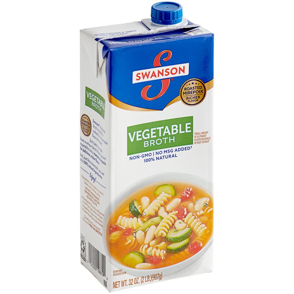 Swanson Vegetable Broth 32 oz. 12/Case