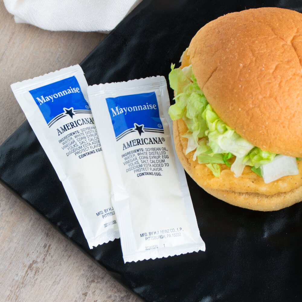 Heinz Mayonnaise Packets 500/Case (9 Gram Portions)
