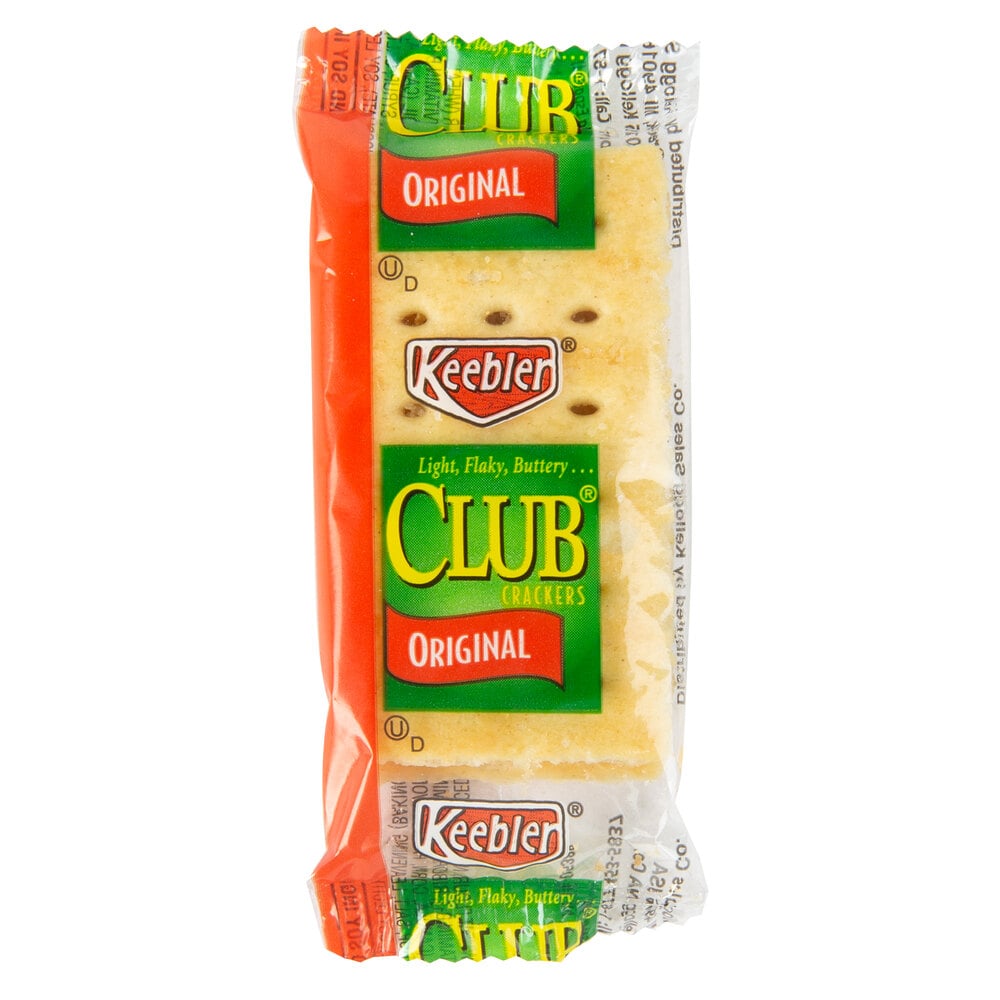 Keebler 2 Pack of Original Club Crackers 300/Case