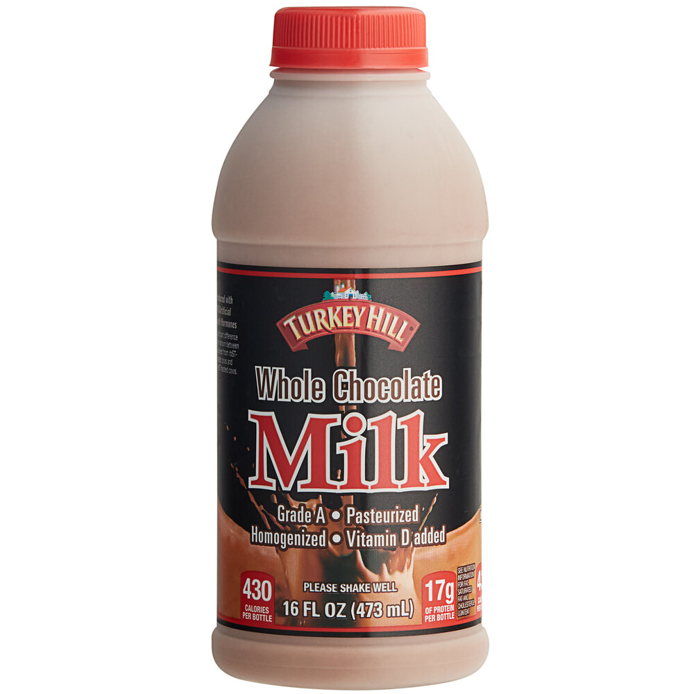 Turkey Hill Homogenized Chocolate Milk 16 fl. oz. 16/Case