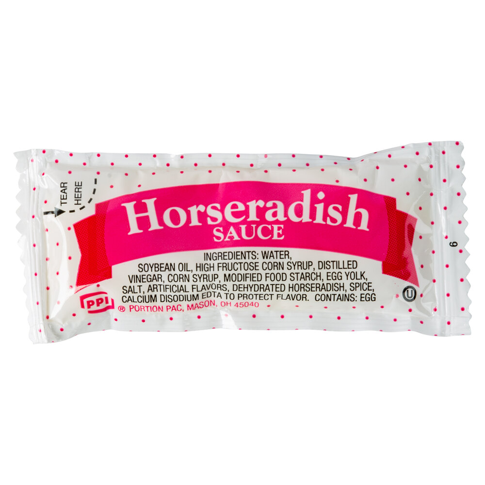 Horseradish Sauce Individual Packets 200/Case
