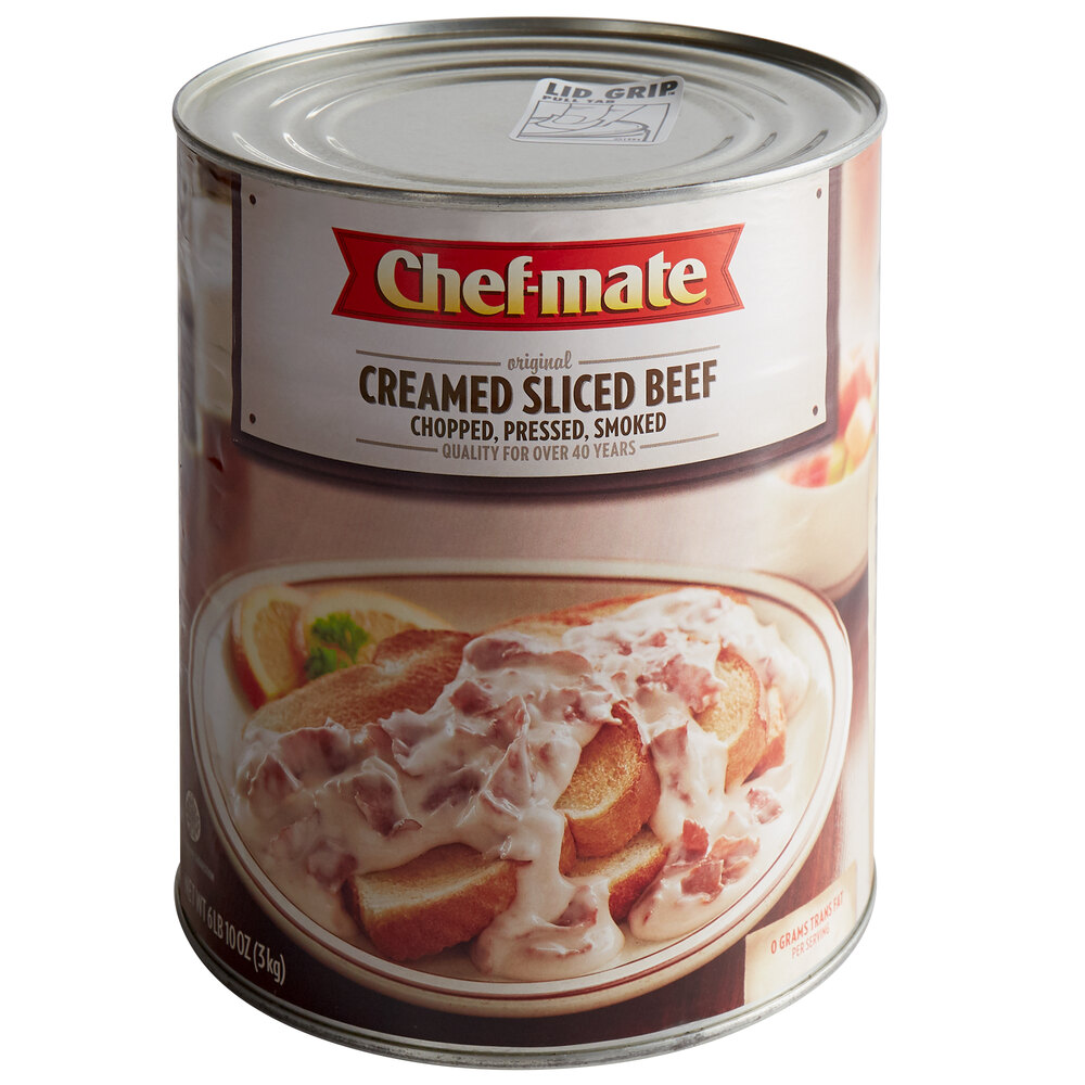 ChefMate 10 Can Creamed Sliced Beef 6/Case