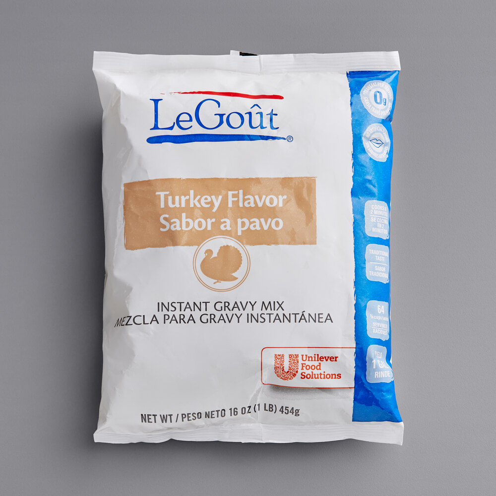 LeGout Turkey Gravy Mix 8/Case (16 oz. Packs)