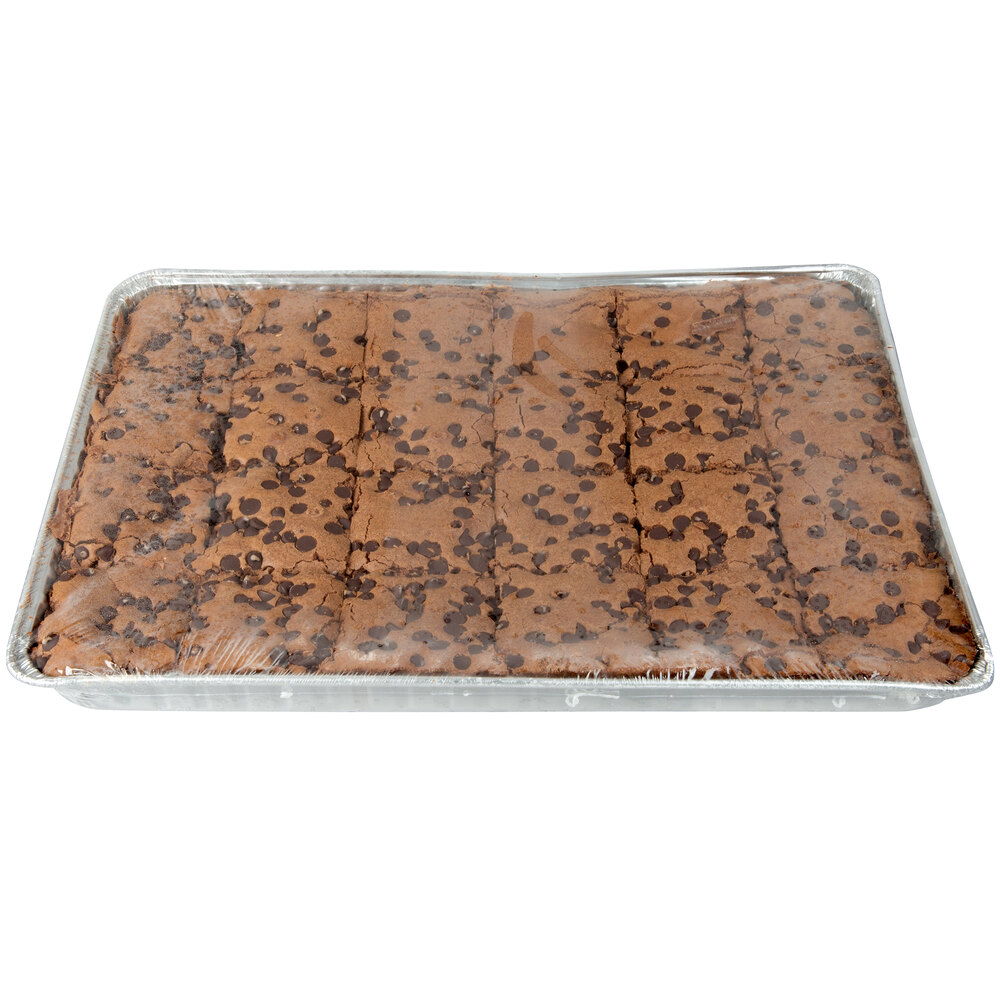 David's Cookies Chocolate Chip Brownie Bars 4 oz. 24Count Tray 2/Case