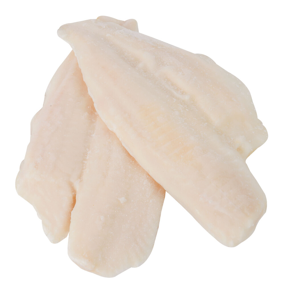 6 oz. WildCaught Flounder Fillets Boneless/Skinless (10 lb. Case)