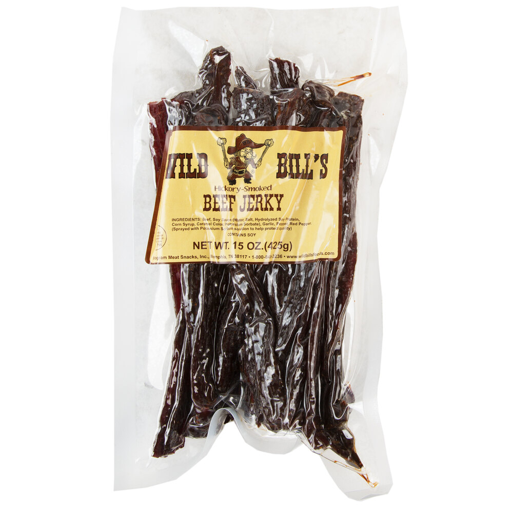 Wild Bill's HickorySmoked Beef Jerky 15 oz. Bag