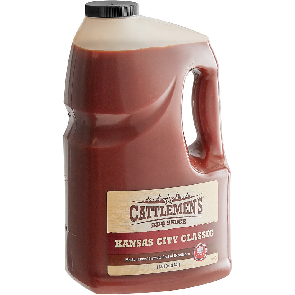 Cattlemen's 1 Gallon Kansas City Classic BBQ Sauce 4/Case