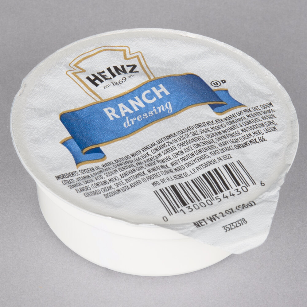 Heinz 2 oz. Ranch Dressing Cup 60/Case