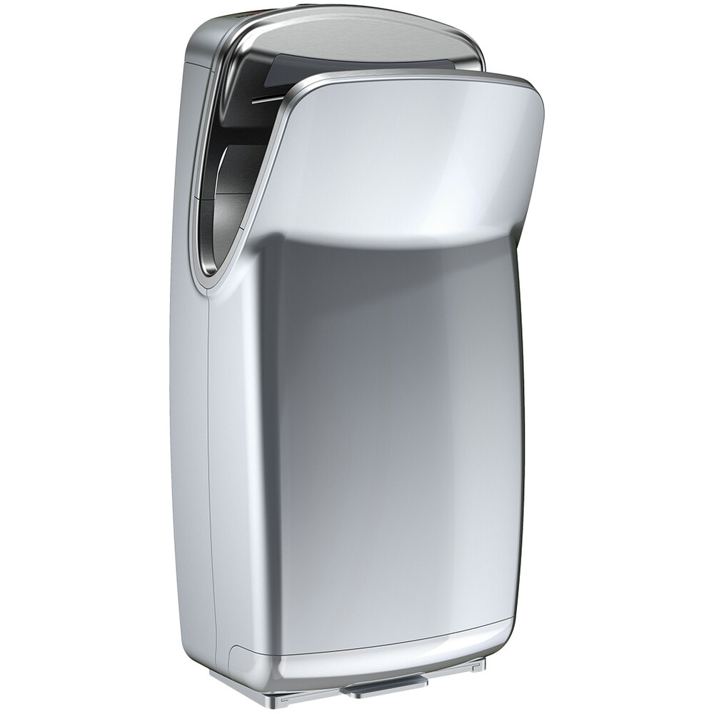 World Dryer V-649A VMax V2 Silver High Impact ABS High-Speed