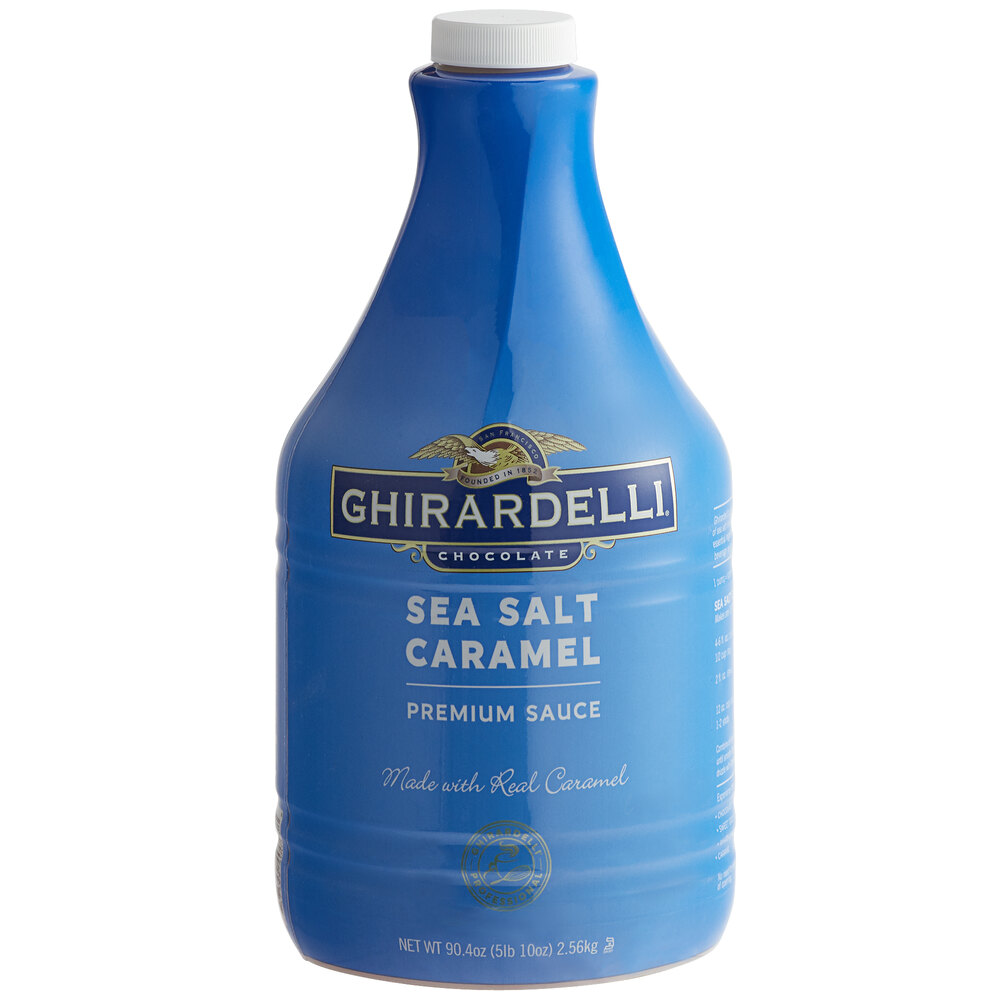 Ghirardelli 64 fl. oz. Sea Salt Caramel Flavoring Sauce
