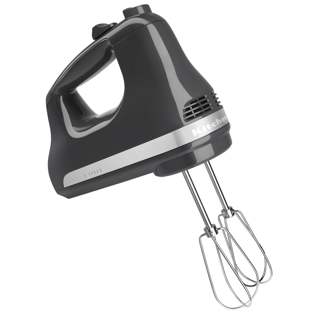 KitchenAid KHM512GT Ultra Power Tempest Grey 5 Speed Hand Mixer with ...