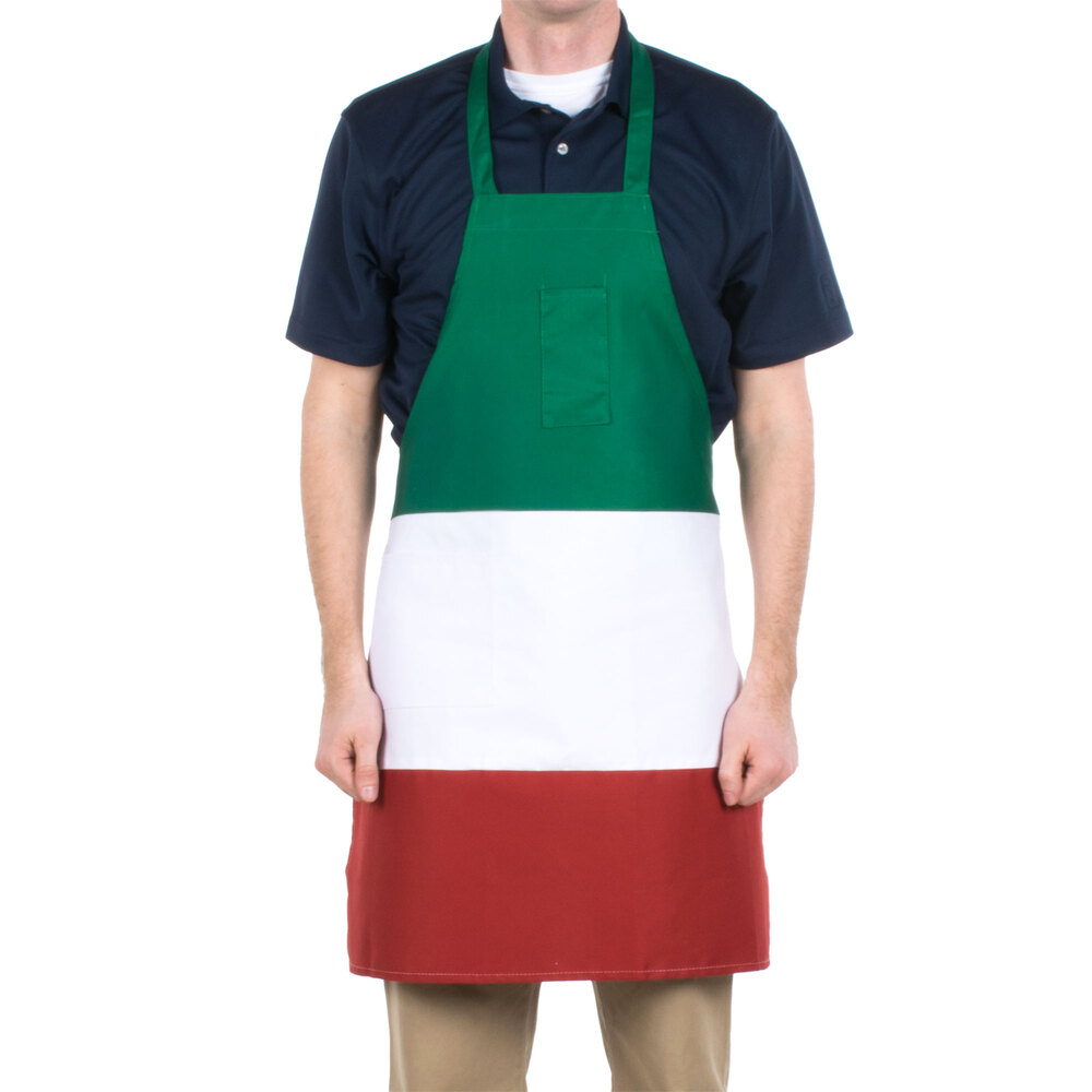Italian 3 Panel Bib Apron