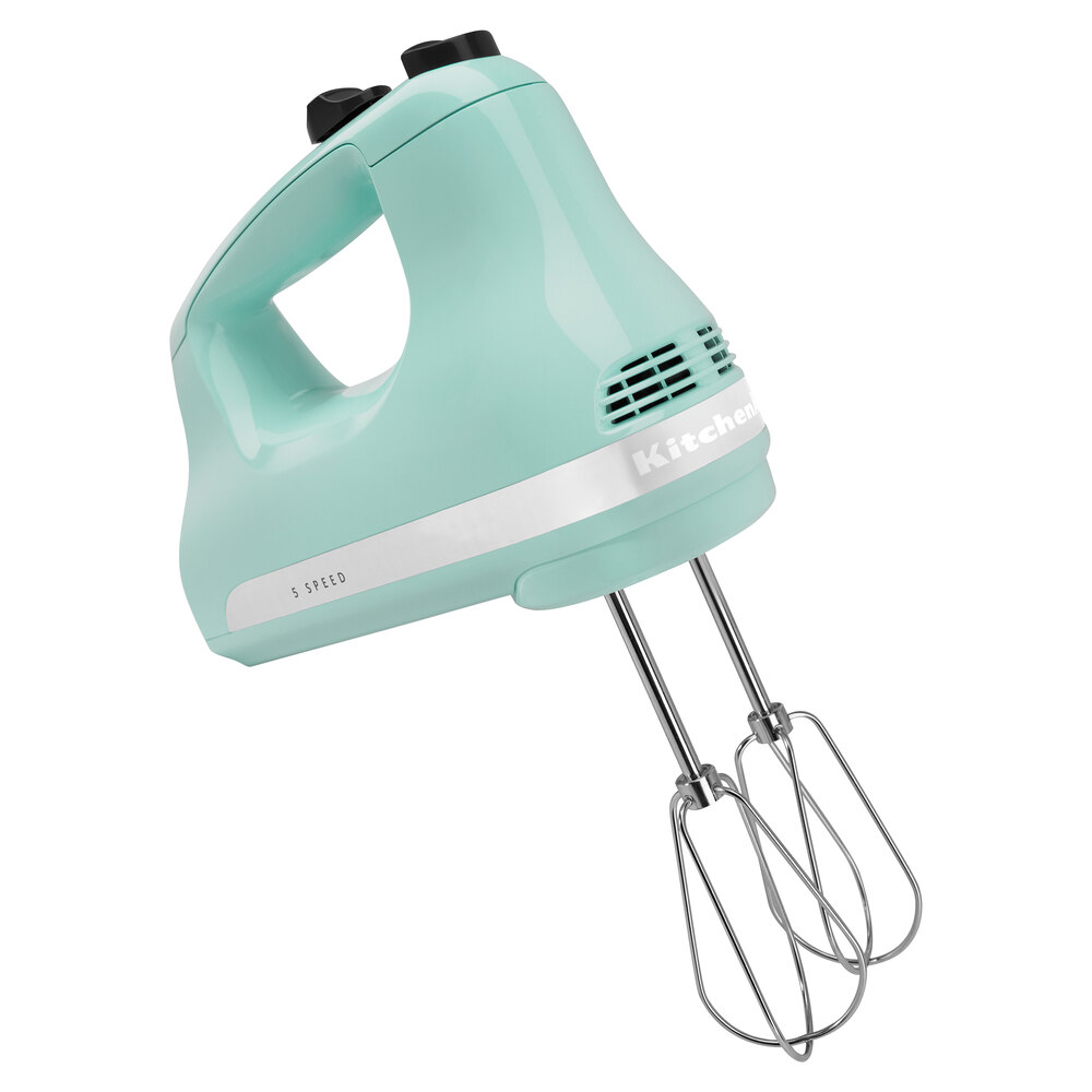 KitchenAid KHM512IC Ultra Power Ice 5 Speed Hand Mixer with Stainless Steel Turbo Beaters - 120V